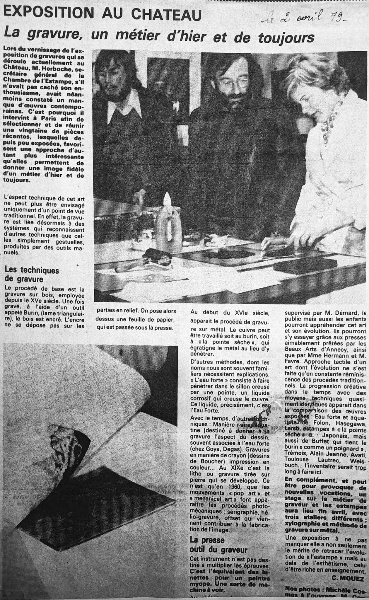 Article presse Michèle Zanaroli