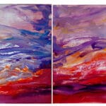 Huile sur toile - Michèle Zanaroli